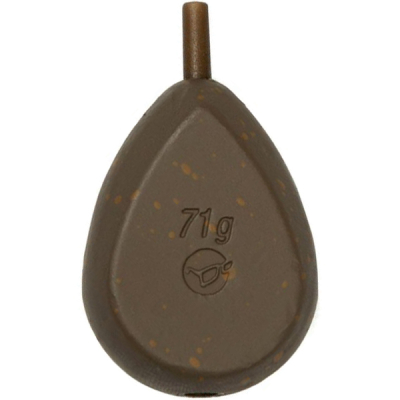 Грузило Korda Flat Pear Inline Blister Gravel 4,0oz 112гр