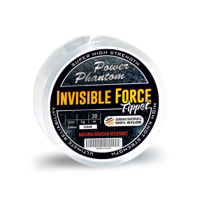 Леска Power Phantom Invisible Force Tippet Clear 30m 0,16mm, 3,3kg