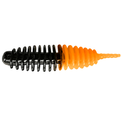Силиконовая приманка Trout Bait Jumbo 50 Сыр цв. 16 (Black-Orange)