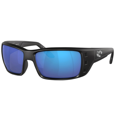 Очки поляризационные Costa Permit 580 GLS Matte Black/Blue Mirror, XLarge