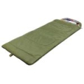 Спальный мешок Nisus Travel Wide Plus 300 (220х106) Hollowfiber зелёный (N-SB-H300-220x106)