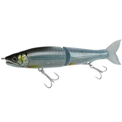 Воблер Gan Craft Jointed Claw Salt Custom 128 F 21g-3/4oz #AS15-GM White Konoshiro