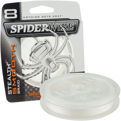 Леска плетеная Spiderwire Stealth Smooth 8 Translucent Braid 300m 6LB/0,08MM