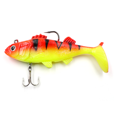 Приманка оснащенная Namazu PVC Perch 80мм 19гр. цвет 08 (2 шт.)