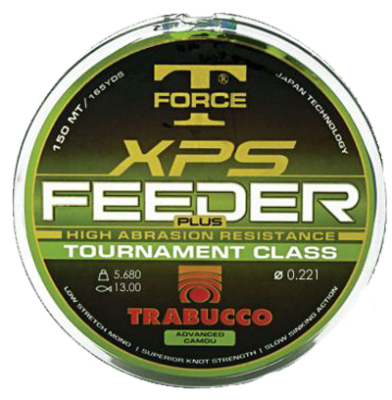 Леска Trabucco T-Force XPS Feeder Plus, Camo 150m - 0.251mm 7.03kg