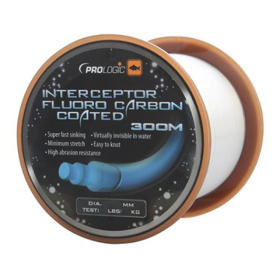 Леска Prologic Interceptor Fluoro Carbon Coated 300m 20lbs 9.9kg 0.370mm 47205