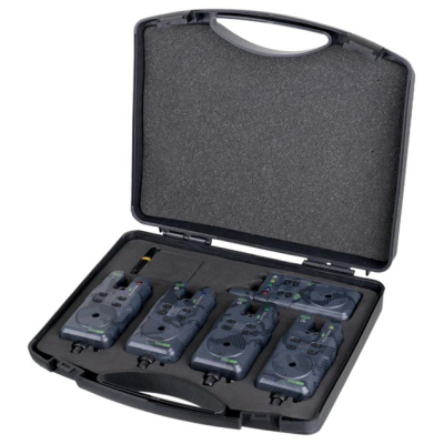 Набор сигнализаторов поклевки Carp Pro Flapper ST 4+1 электронный Camo (6835-004C)