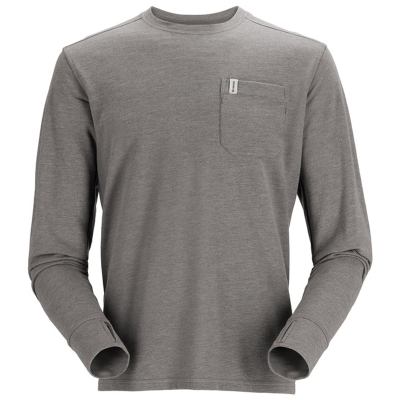 Футболка Simms Henry's Fork Crew, Steel Heather, L