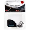 Крючок двойник KOI "Short Double Hook", размер 6 (INT), цвет BN (10 шт.)