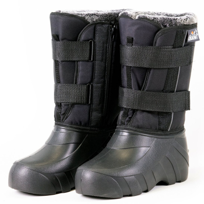 Сапоги-дутики мужские на липучке "СЛЕДОПЫТ", ЭВА, 4-слойный меховой вкладыш, -50°С, р.43, черный