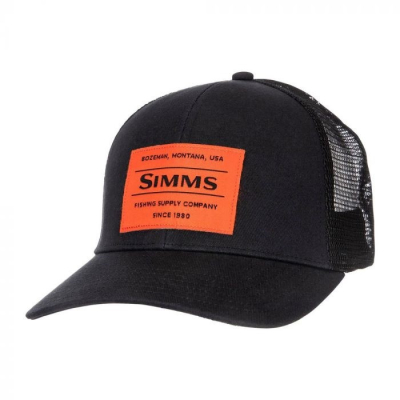 Кепка Simms Original Patch Trucker '21, Black