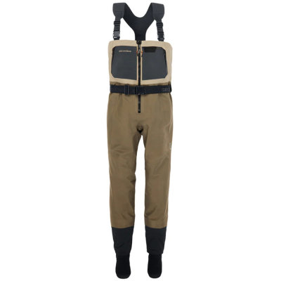 Вэйдерсы Grundens  Boundary Zip Stockingfoot Wader, Stone/Otter, L Tall (12-13)