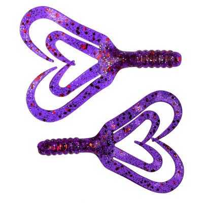 Силиконовая приманка Helios Credo Four Tail 2,35"/6 см Fio 10шт. (HS-20-012)