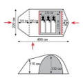 Палатка Tramp Cave 3 (V2) зеленый