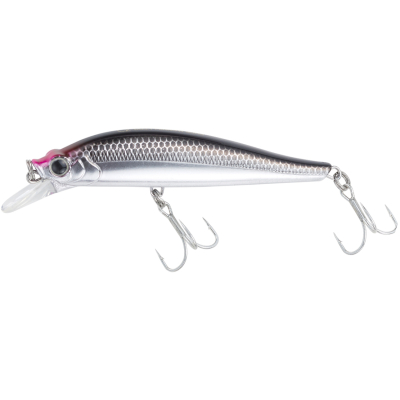 Воблер Alpha Tackle Crazee Dizzy Minnow 90HS цвет #06 METALLIC SILVER