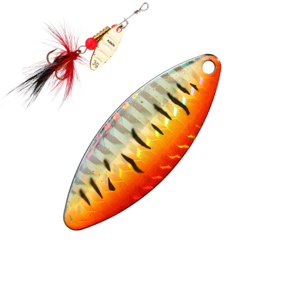 Блесна вращающаяся Mikado Stream №4 - серебро/69 HOLO