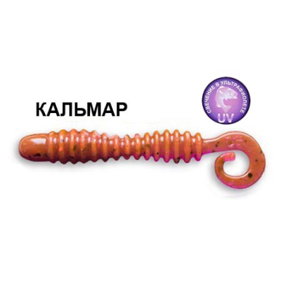 Силиконовая приманка Crazy Fish Active Slug 2" 29-50-12-6 кальмар цв. ultraviolet (ультрафиолет)