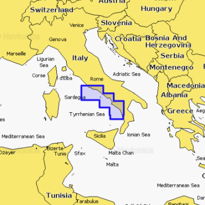 Карта Navionics Anzio - Amantea 5G532S2
