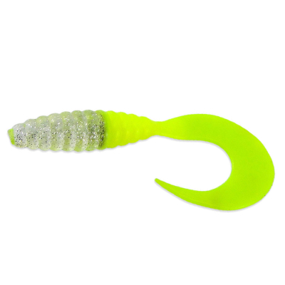 Силиконовая приманка Milmax (Тула) Головастик толстый 4" цв. 019 серебржелтое хв (uv)