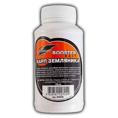 Добавка аминокисл. GF Booster Bait КАРП Земляника 0.200л