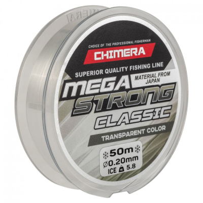 Леска Chimera Megastrong Classic Transparent Color 50m #0.18