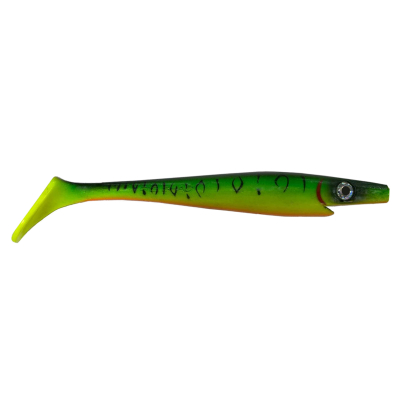 Приманка силиконовая Strike Pro XXL Pig Shad 23см 90гр цвет: Mat Tiger (SP-172A#GC01S)