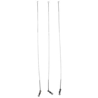 Поводок струна с вертлюгом NAMAZU, d-0,28 мм, L-15 см, test- 8 кг (уп. 10 шт.)