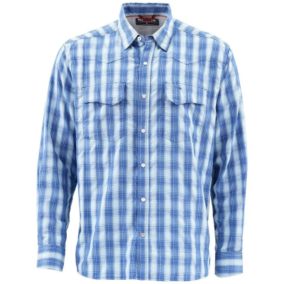 Рубашка Simms Big Sky LS Shirt, Mist Plaid, XXL