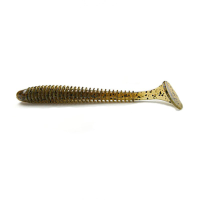 Силиконовая приманка Keitech Swing Impact 4.5" - #414 Green Pumpkin PP. Shad