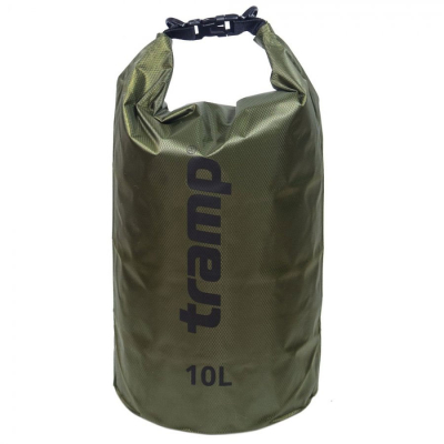 Гермомешок ПВХ Tramp Diamond RipStop 10л оливковый