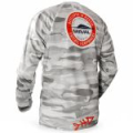 Футболка c длинным рукавом Volga Baits Narval Grey Fish р.46
