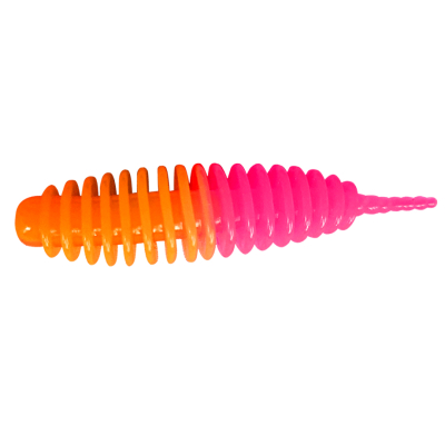 Силиконовая приманка Trout Game в банке, Pike Hunter Pixy Trout 50, СЫР, COL.031, (Orange-Pink), 12pcs