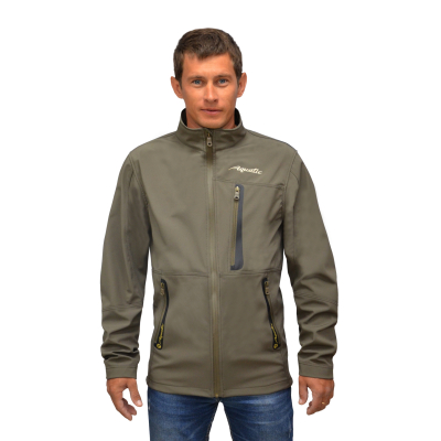 Куртка Aquatic КС-02Ф (soft shell, цвет: фалькон, размер: 52-54)