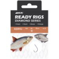 Крючок одинарный с поводком BKK Ready Rig Diamond - Keiryu BN (A-BW-2618) #6, Ø 0.18, 70cm (10шт)