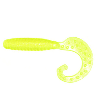Силиконовая приманка Reins Fat G Tail Grub 3" цв. #015 Chart Pearl