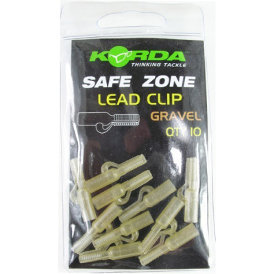 Безопасная клипса Korda Safe Zone Lead Clip Clay