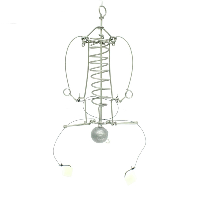 Самоподсекающая кормушка СКСФ 2/ съемный груз 20 гр. крючок №7, леска 0,3