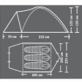 Палатка туристическая Campack Tent Alpine Expedition 3, автомат