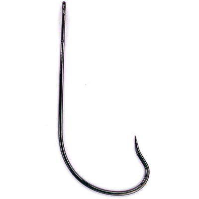 Крючок Partridge Ag Swier Pike Hooks #8/0, Black Nickel, 10 шт