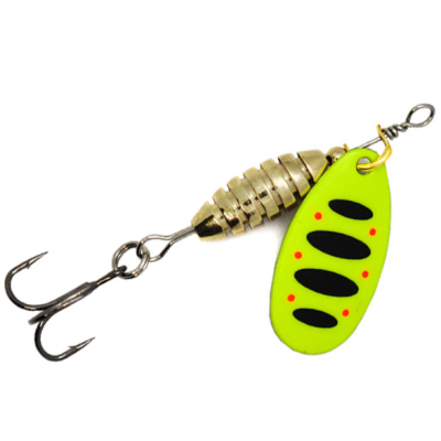Блесна вращающаяся Mottomo Bug Blade #1 5.5g цв. Fluo 48