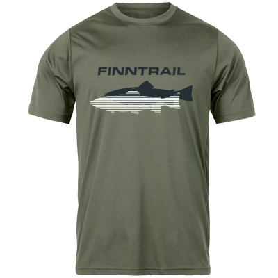 Футболка Finntrail Shadow Fish 6706 Khaki (XL)