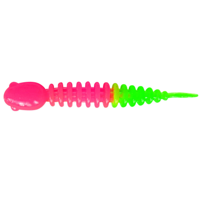 Силиконовая приманка Trout Bait Chub 65 Сыр цв. 30 (Red-Green)