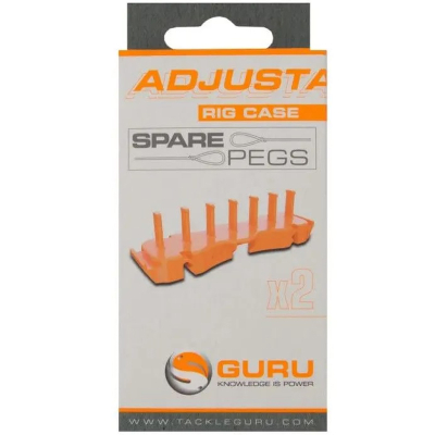 Поводочница Guru Adjustable Rig Case Spare Peg Orange