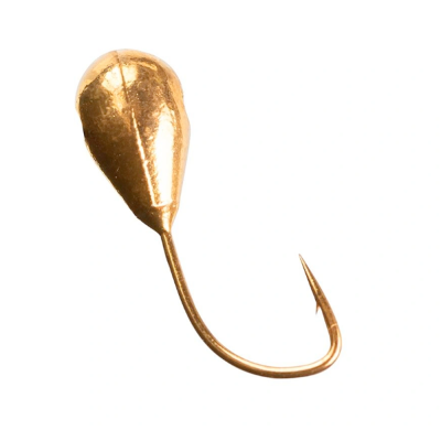 Мормышка вольфрамовая Капля с отв 6мм 3.10гр Go Helios (MW-1260-Go)