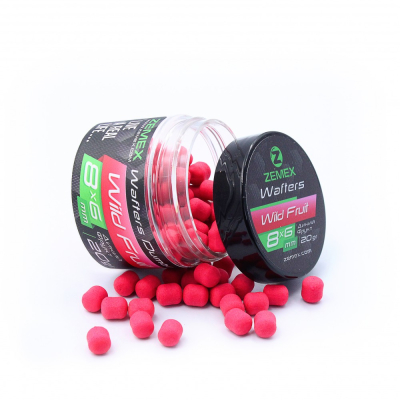 Бойлы нейтральные ZEMEX Wafters Dumbells Wild Fruit, 8х6 мм, 20 гр