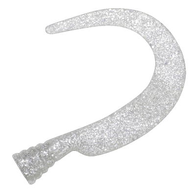Хвост силиконовый Svartzonker McTail spare tail, 165 мм, 8,2 гр, цвет: Silver Glitter, (уп./3шт.)