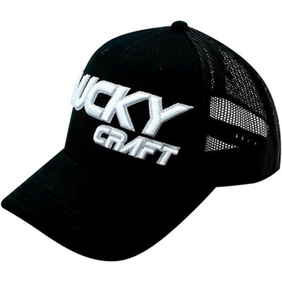 Кепка Lucky Craft Round Visor 2 - Black and White/Gray/черный-белый/серый