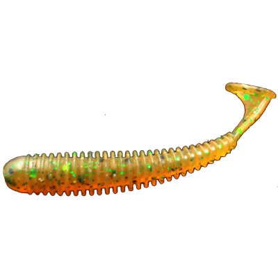 Виброхвост Merega Dancing Worm 75мм 2,5гр. цвет Z023, кальмар (уп.8 шт)