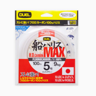 Леска Duel H.D.Carbon MAX Fluorocarbon100% 100m #3.0  (0.285mm)  6Kg
