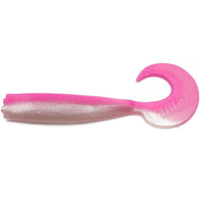Силиконовая приманка Yaman Lazy Tail Shad 7" цвет #29 - Pink Pearl (уп. 3 шт.)